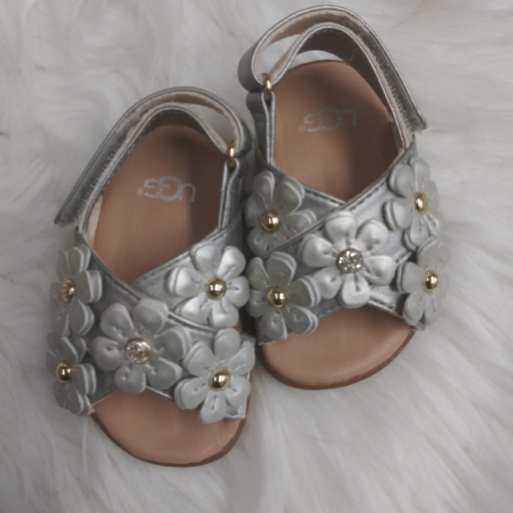 UGG Silver Baby Sandals